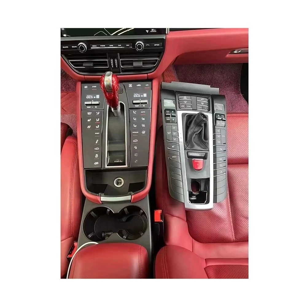 RoadNavi Upgrade Interior Saddle Digital Control Panel for  Macan 2014-2021 Body Kit Modification